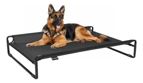 Cama suspensa Looxopet de alumínio para cães grandes