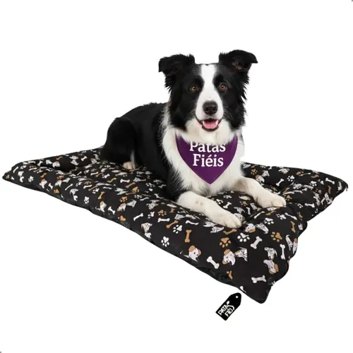 Cama Patas Fiéis G 100x70cm para cachorro grande
